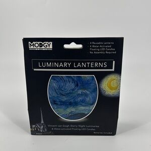 MODGY Luminary Lanterns - Vincent van Gogh Starry Night Luminaries NWT